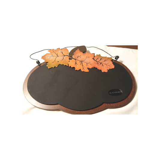 PUMPKIN BLACKBOARD WITH HANGER
