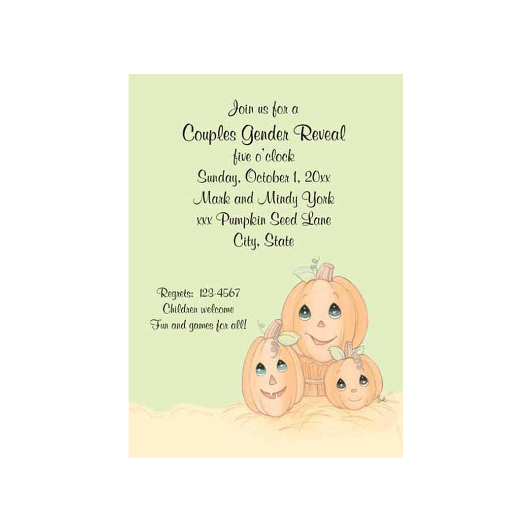 PUMPKIN FAMILY CUSTOM INVITATION