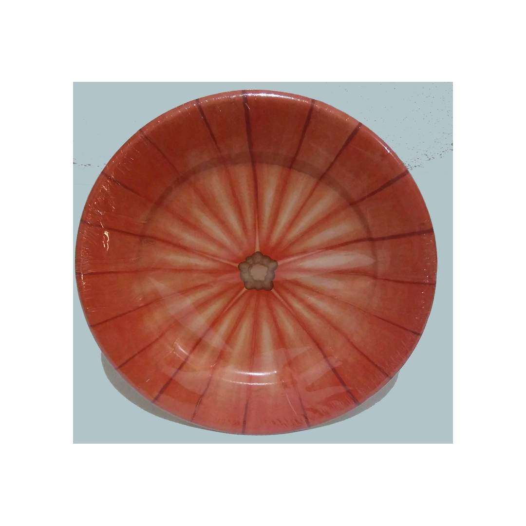 PUMPKIN GOLD 8 INCH PAPER PLATES