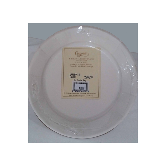 PUMPKIN GOLD 8 INCH PAPER PLATES