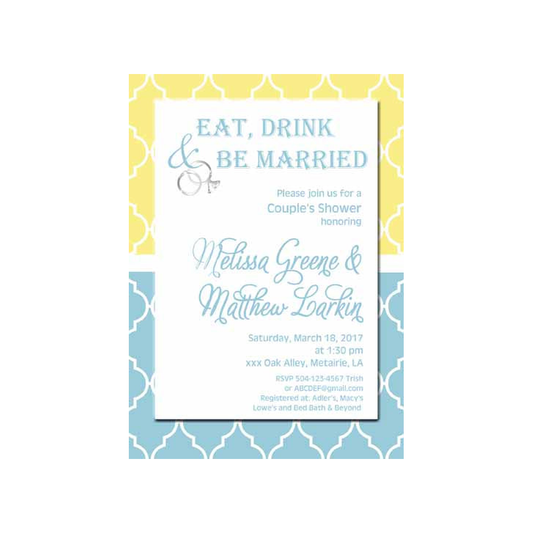 QUAD RINGS CUSTOM INVITATION