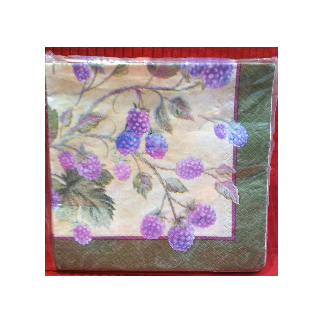 RASPBERRY PAPER LUNCHEON NAPKINS