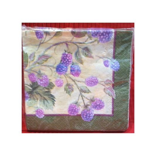RASPBERRY PAPER LUNCHEON NAPKINS