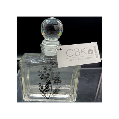 RECTANGULAR GLASS BOTTLE