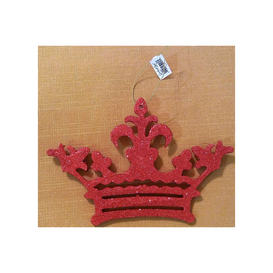 RED GLITTER CROWN