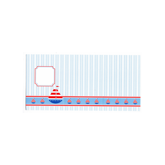 SAILBOAT TRIFOLD - BLANK INVITATION