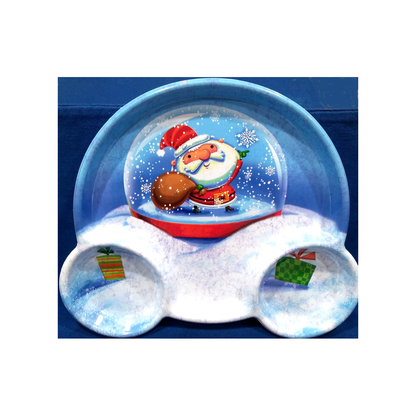 SANTA KID'S MELAMINE PLATE