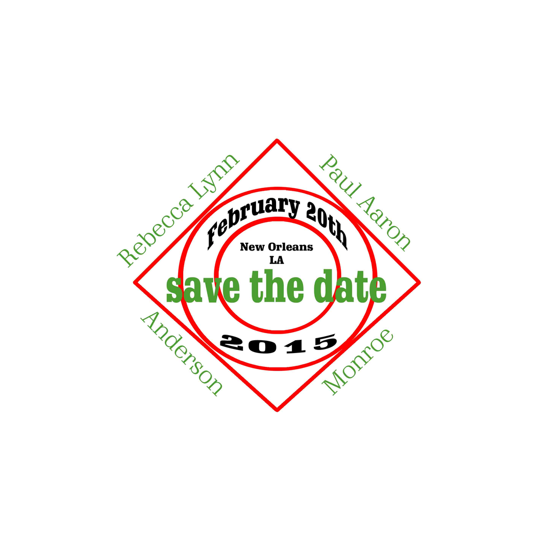 SAVE THE DATE CUSTOM INVITATION