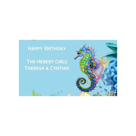 SEAHORSE PERSONALIZED GIFT OR CALLING CARDS