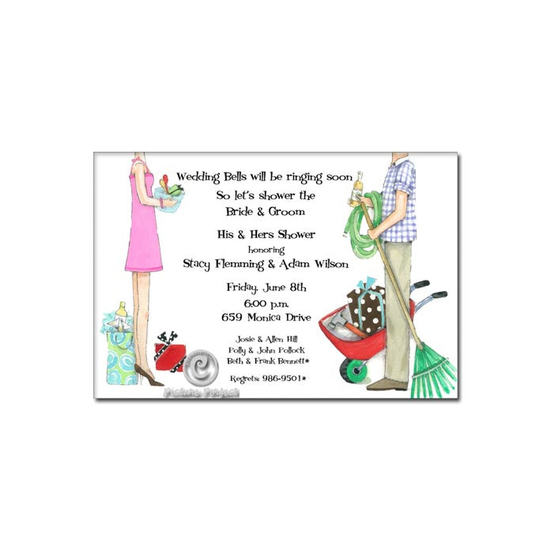 SETTING UP HOUSE - BLANK STOCK INVITATION