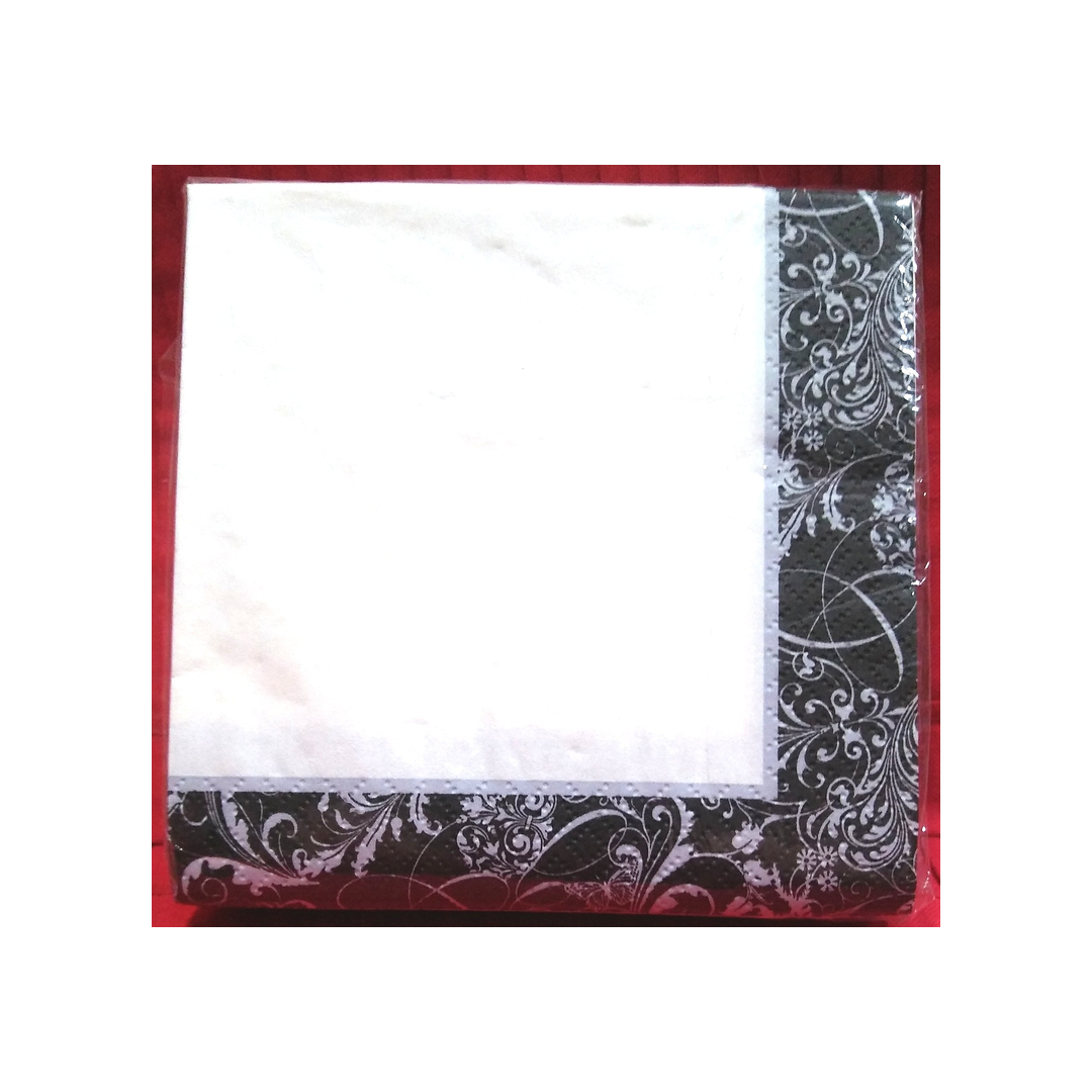 SILHOUETTE BEVERAGE NAPKINS