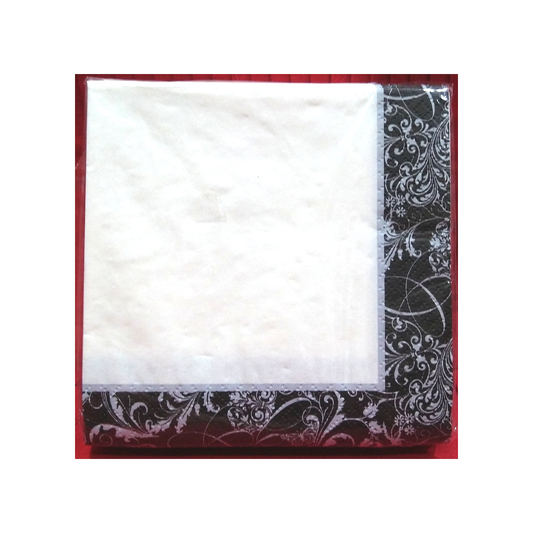 SILHOUETTE BEVERAGE NAPKINS