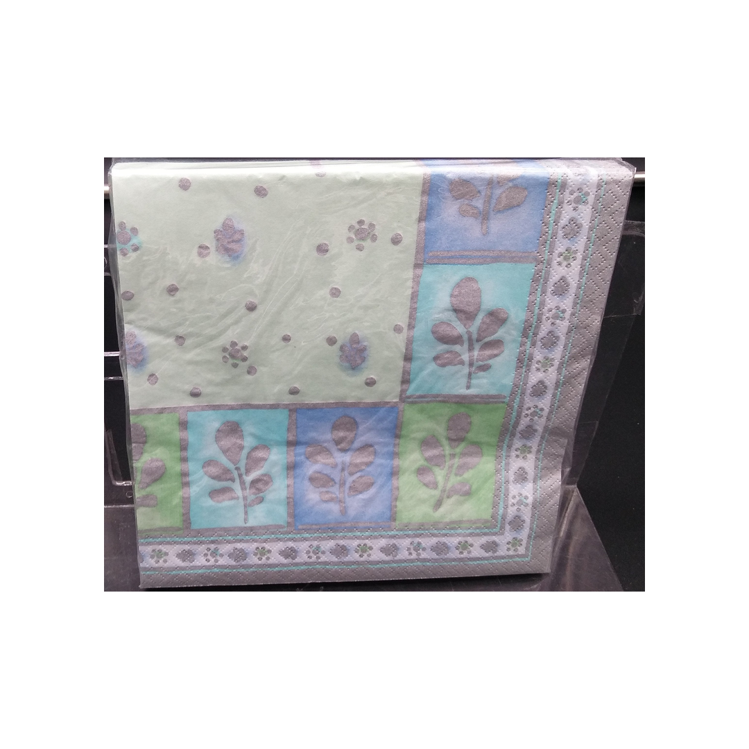 SILVER SPA PAPER LUNCHEON NAPKINS