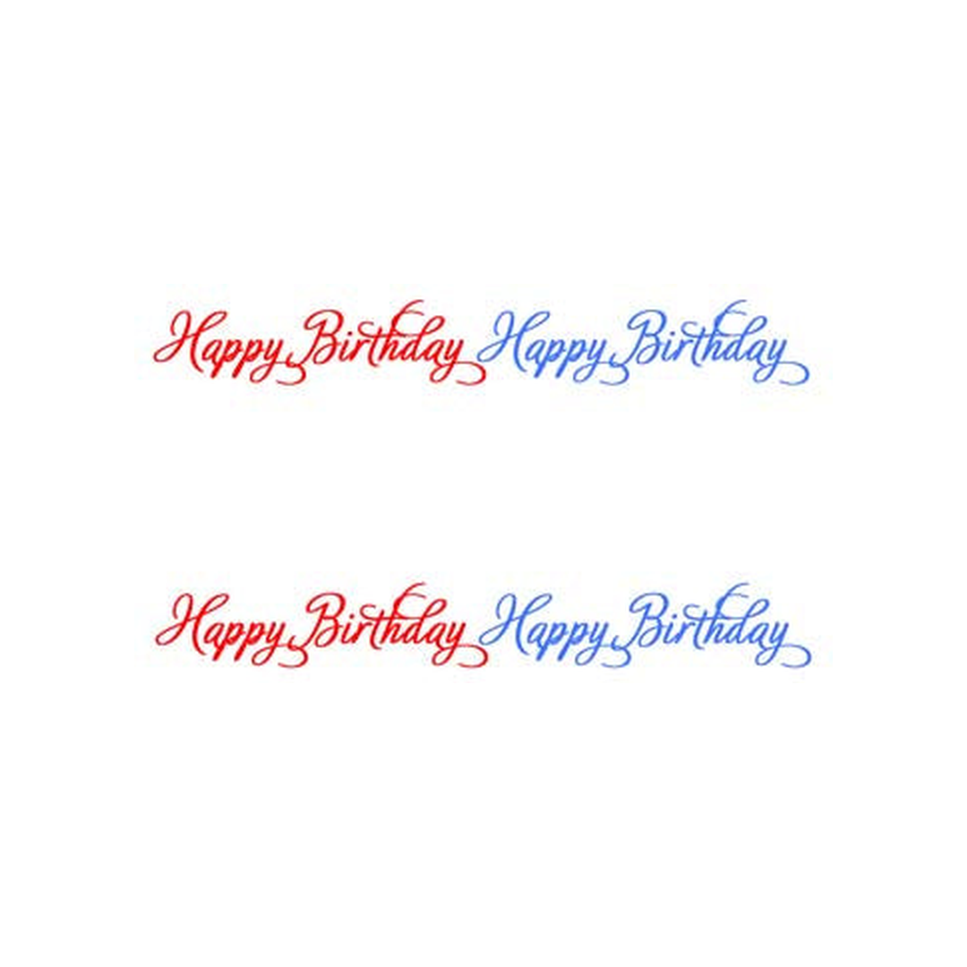 SIMPLE - HAPPY BIRTHDAY PERSONALIZED GIFT OR CALLING CARDS