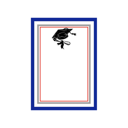SIMPLE CLASSIC BORDER GRADUATION CUSTOM INVITATION