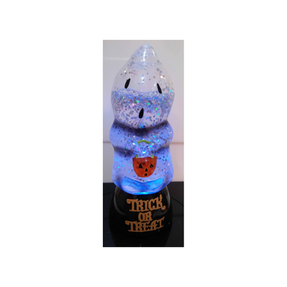 SMALL LIGHT UP GHOST WATER GLOBE