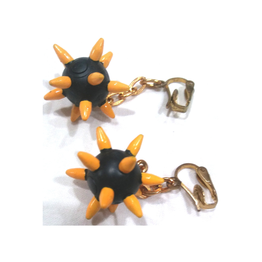 SPIKED BALL EARRINGS