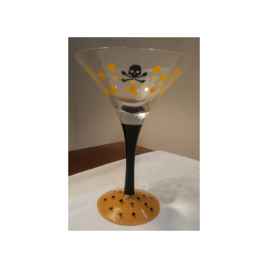 SPOOKY MARTINI GLASS