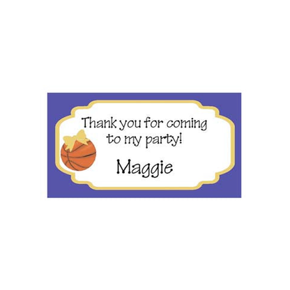 SPORTS BALL AND BOW PERSONALIZED GIFT OR CALLING CARDS