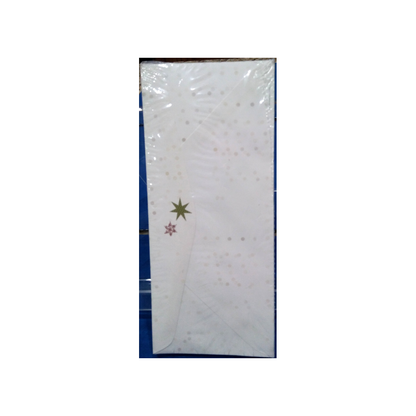 STARS AND SOFT COLORED DOTS HOLIDAY ENVELOPES