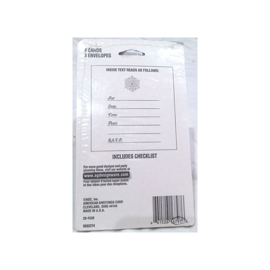 STAR OF DAVID FILL IN INVITATIONS