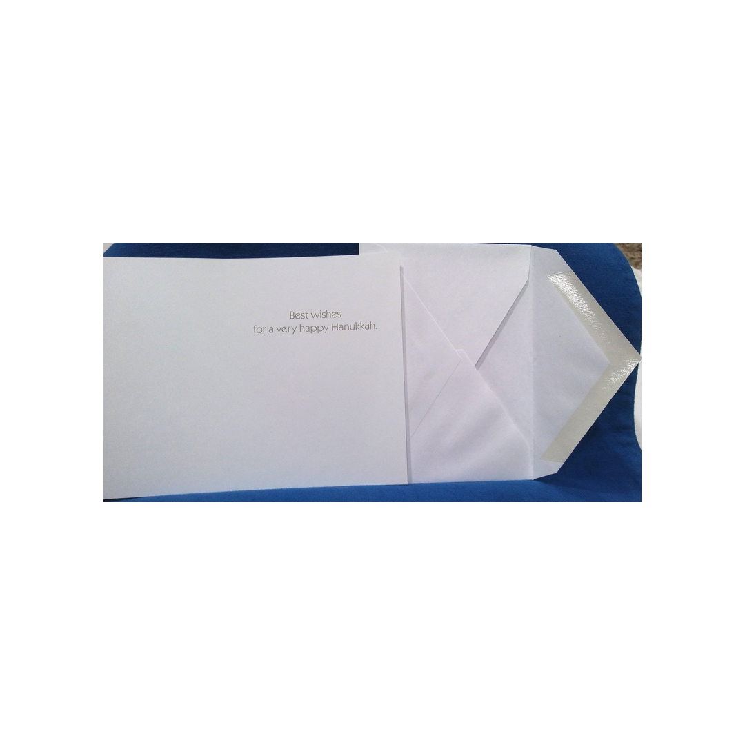 STAR OF DAVID MEDALLION HANUKKAH BOXED GREETING CARDS