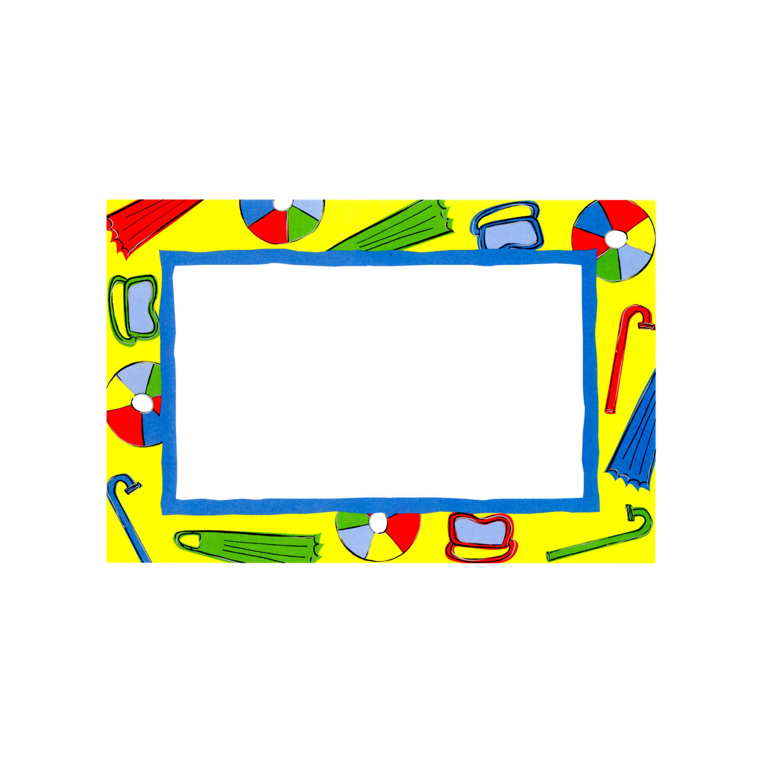 SWIMMING GEAR- BLANK STOCK INVITATION