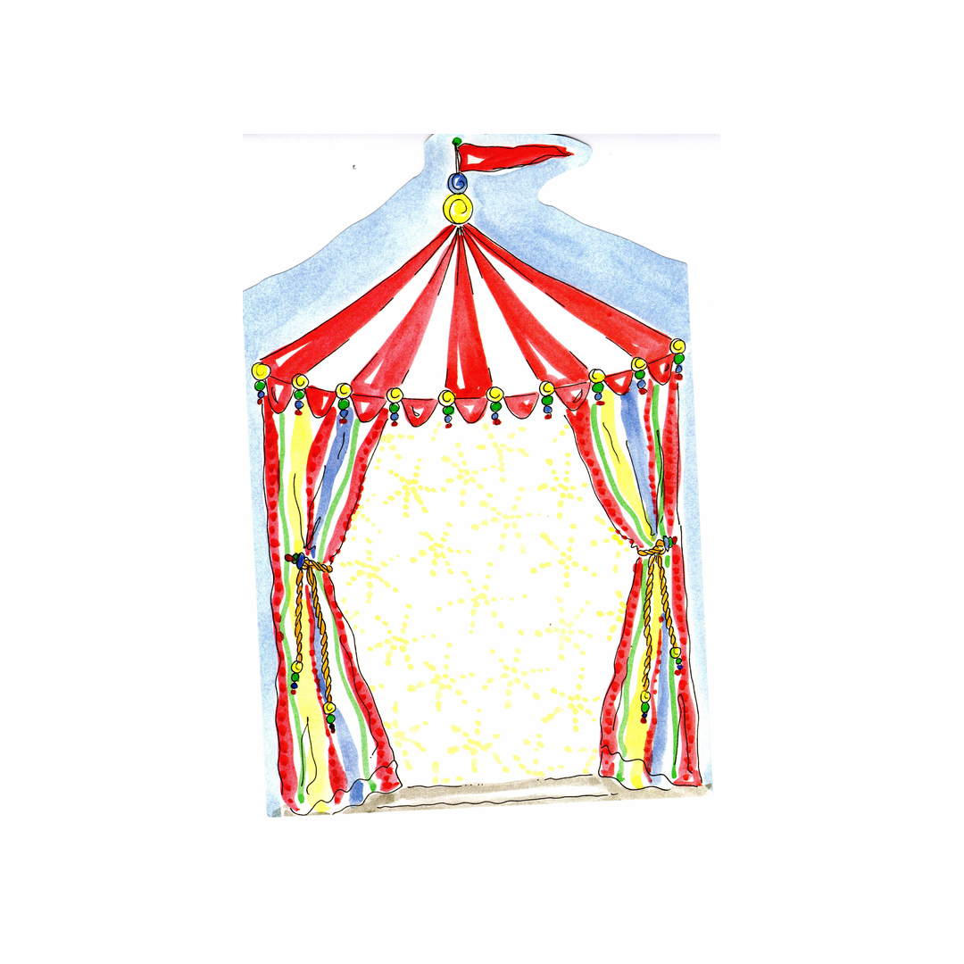 THE BIG TOP - BLANK INVITATION