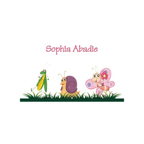 THE CUTEST BUGS PERSONALIZED GIFT OR CALLING CARDS