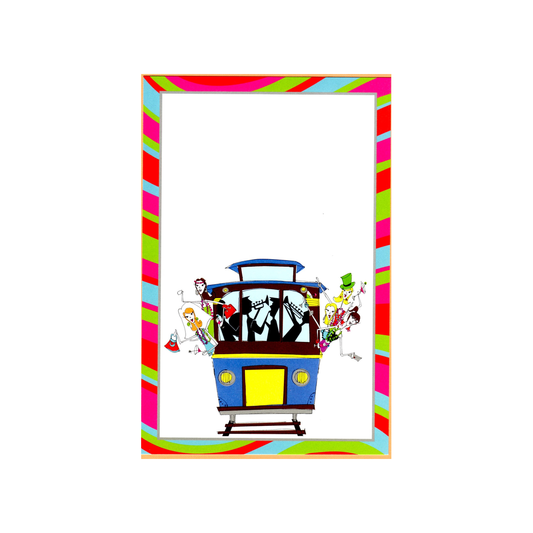 TROLLEY BACHELORETTE - BLANK STOCK INVITATIONS