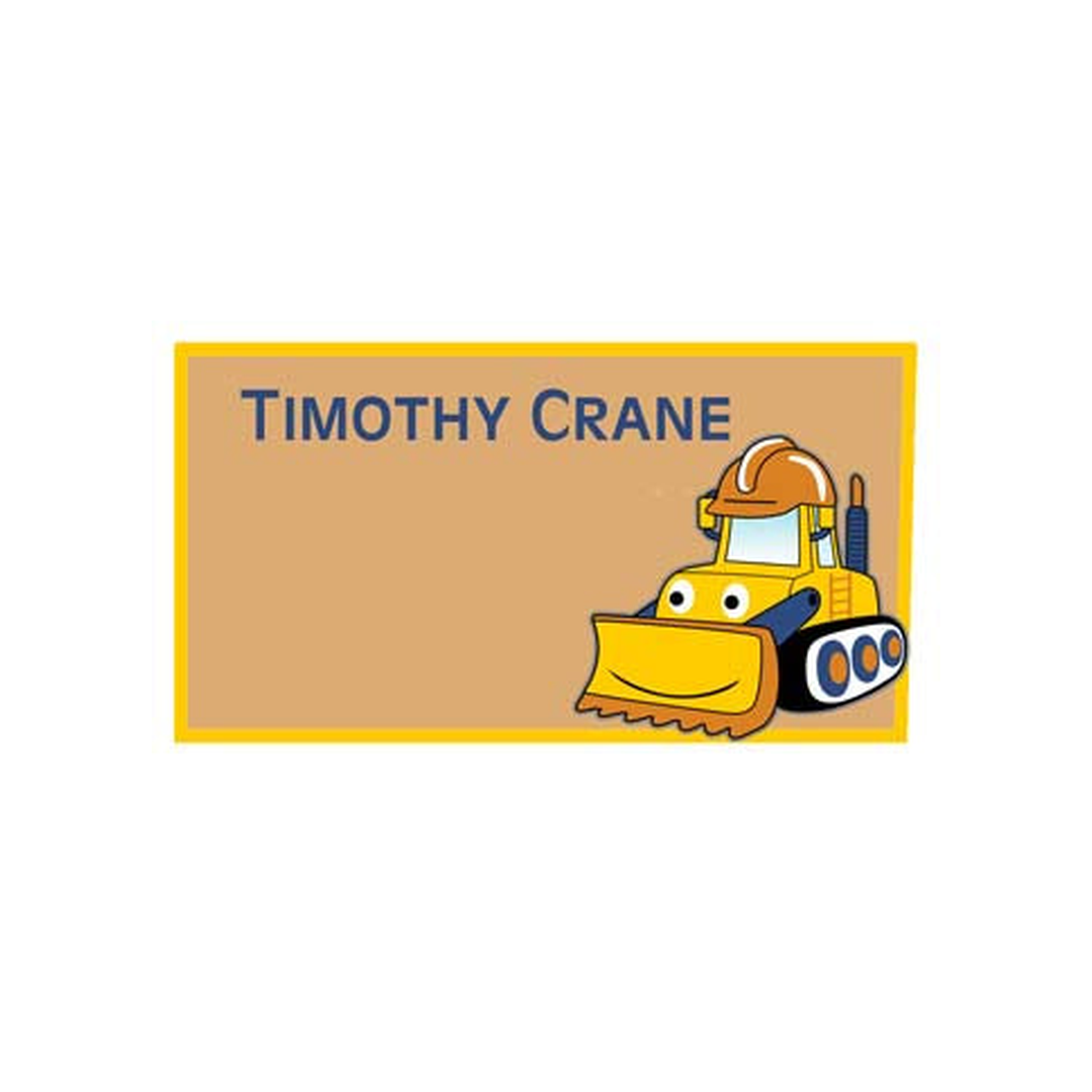 TRUCK FRONT LOADER PERSONALIZED GIFT OR CALLING CARDS