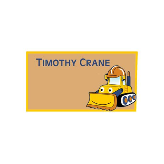 TRUCK FRONT LOADER PERSONALIZED GIFT OR CALLING CARDS