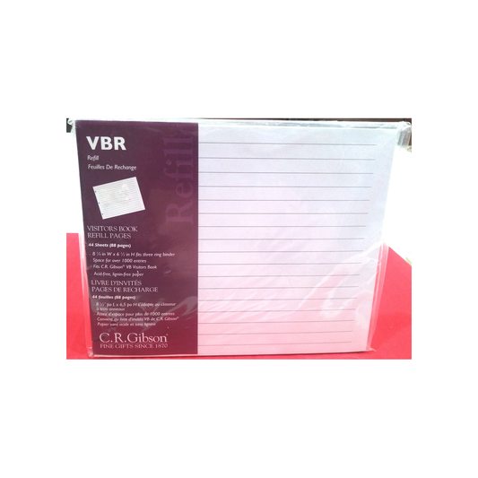 VISITORS BOOK REFILL PAGES
