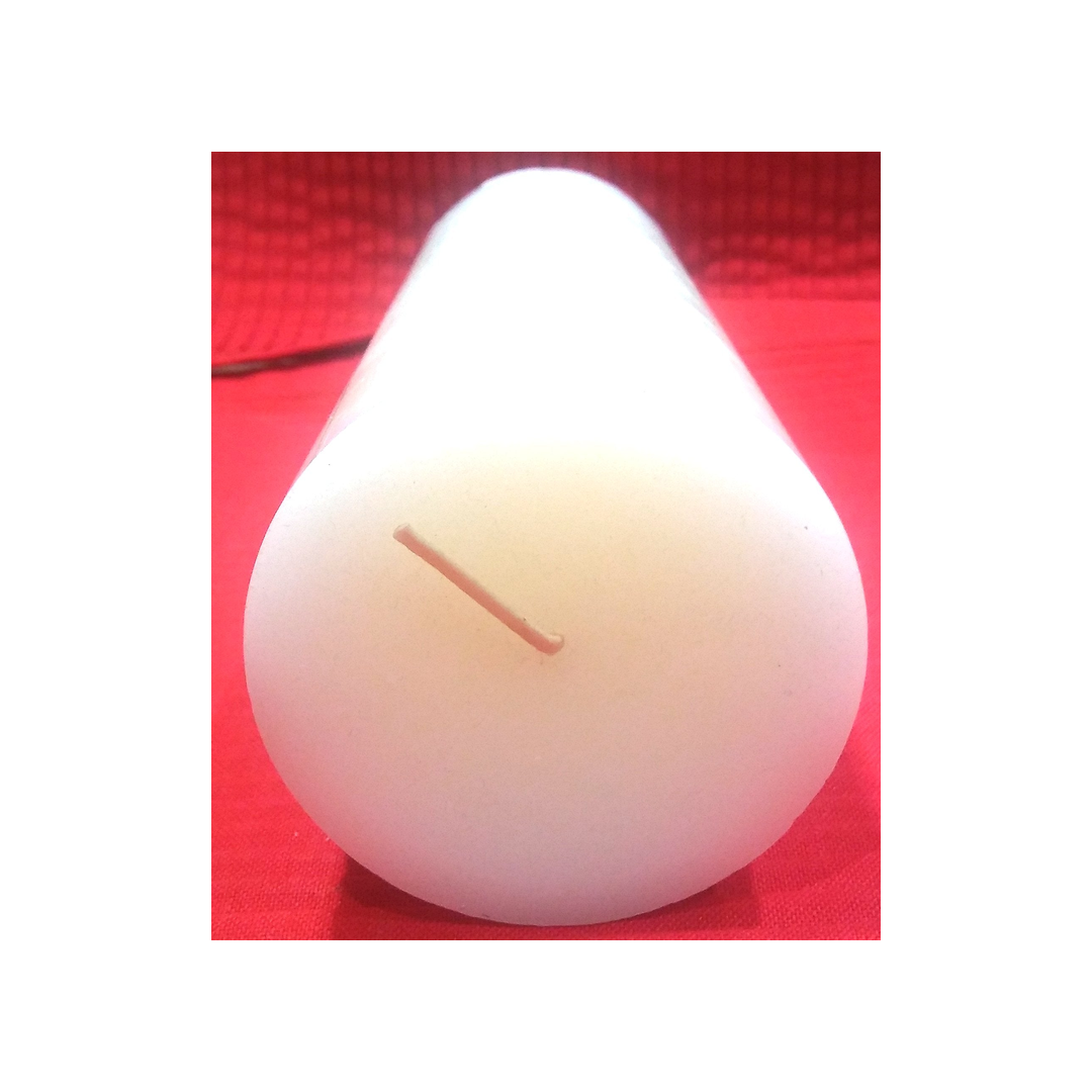 WHITE PILLAR CANDLE