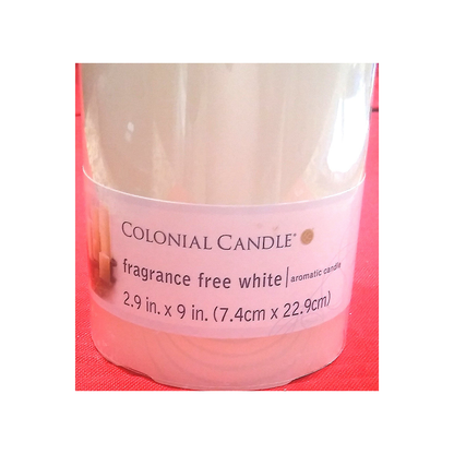 WHITE PILLAR CANDLE