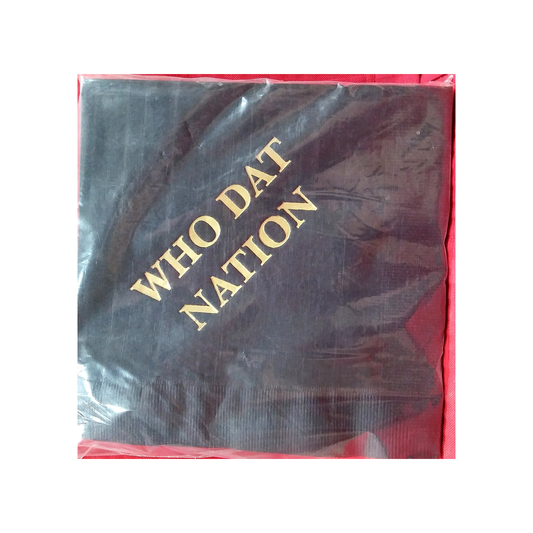 WHO DAT NATION PAPER LUNCHEON NAPKINS