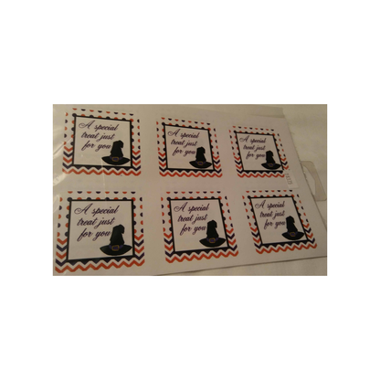 WITCH HAT GIFT TAG