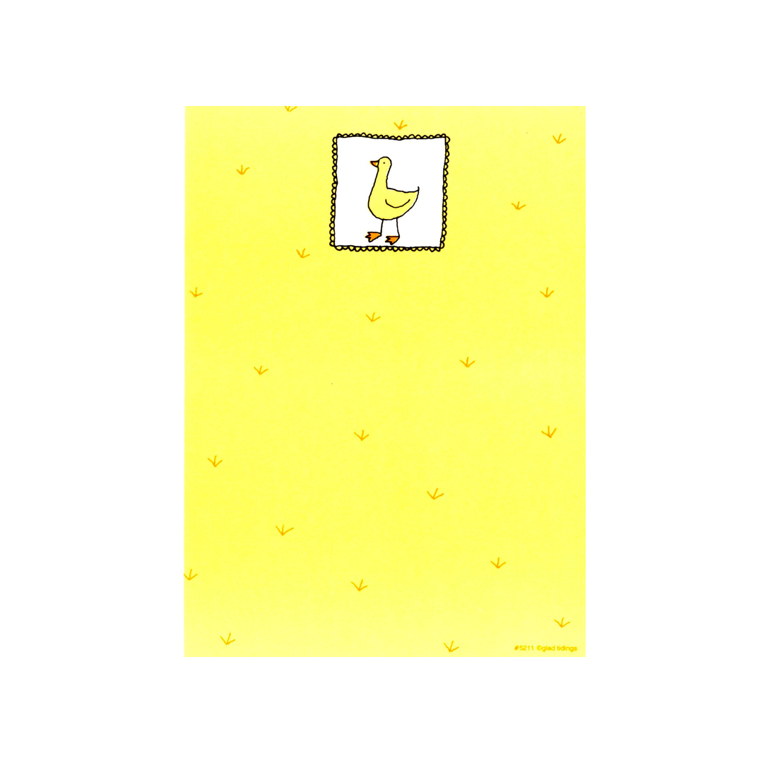 YELLOW DUCK - BLANK STOCK INVITATION