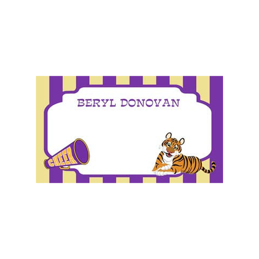 YOUNG TIGER PERSONALIZED GIFT OR CALLING CARDS