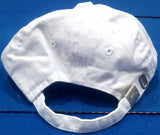INFANT WHITE CAP WITH MARDI GRAS COLOR FLEUR DE LIS