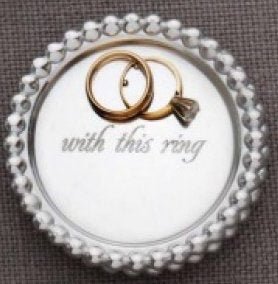 RING HOLDER DISH - WITH THIS RING