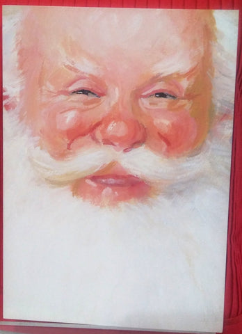 SANTA FACE COURAGE BOXED GREETING CARDS