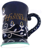 BLUE HAPPY HANUKKAH TALL MUG