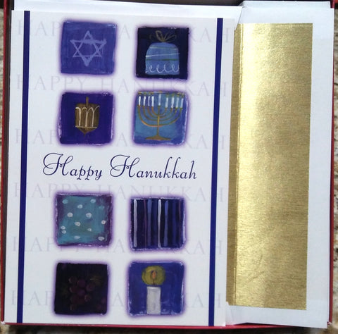 HAPPY HANUKKAH BOXED GREETING CARDS