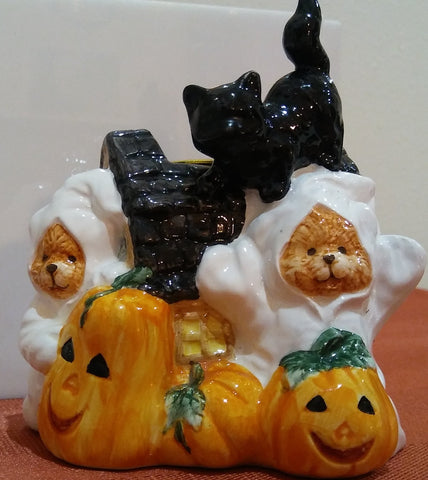 HALLOWEEN TAPER CANDLE HOLDER