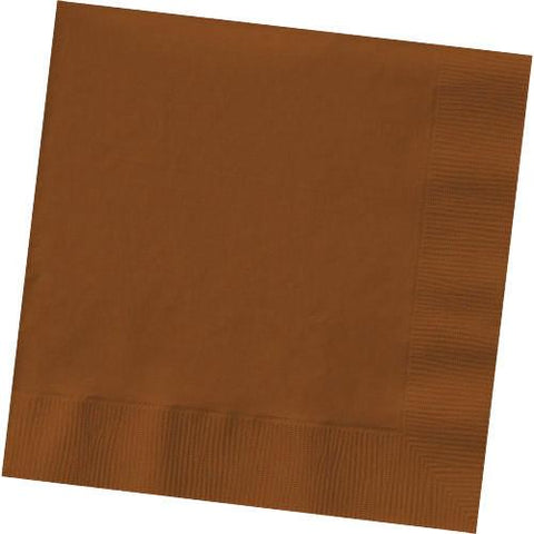 CHOCOLATE BROWN 3 PLY LUNCHEON NAPKINS