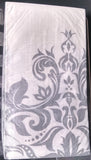 NOCES D'ARGENT SILVER ANNIVERSARY PAPER GUEST TOWELS