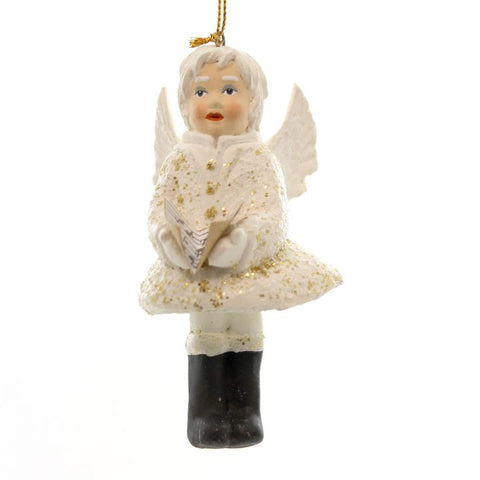 FATHER FROST SINGING ANGEL BELL ORNAMENT