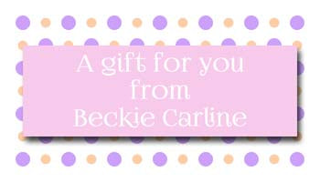 POLKA DOTS AND BAND PERSONALIZED GIFT OR CALLING CARDS