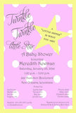 TWINKLE STAR CUSTOM INVITATION